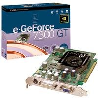 Drucker: EVGA NVIDIA GeForce 7300 GT Grafikkarte 512MB DDR2 Ram, PCI-Express 16X, DVI, TVO, Retail