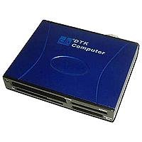 Digitalkameras: DTK CR-702 Kartenleseger�t f�r CF / MD / SD / SM / MMC / MS, USB 2.0