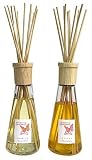 Pearlessence Seasonal Scents Fragrant Reed Diffuser, 2 Piece Set, Jasmine and Citrus