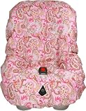 Toddler Seat Cover-Pink Paisley