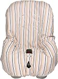 Toddler Seat Cover-Mocha Stripe