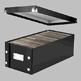 Storage Box, DVD, Water Resistant, Holds 26, Black (IDESNS01524)
