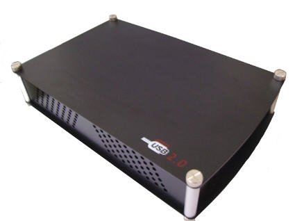 Audio und Video: USB 2.0 externes Laufwerksgeh�use f�r 5,25