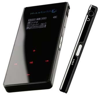 MP3 Player: Maxfield Max Sin Touch Tragbarer MP3-Player 512 MB schwarz