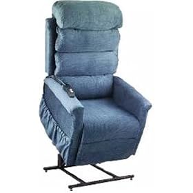 Lift Chair Burton Pillow Back - Sapphire with Heat Massage by 