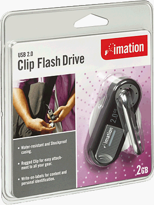 Navigationssysteme: Imation USB-Stick ClipDrive 2GB 22356