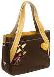 Prada Women's Nylon with Leather Trim Tote Bag, Olive