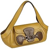 Prada Women's  Leather  Buckle Front Saddle Satchel