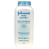 Johnsons Baby Powder with Aloe & Vitamin E Pure Cornstarch - 9 Oz
