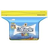 Cottonelle Kid Fresh Folded Moisturizing Wipes Refill With Aloe & E - 84 ea
