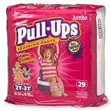 Huggies Pull-Ups Training Pants,Girls Jumbo Pack, Medium Size 2T-3T, 21411 - 29 diapers / pack, 4packs
