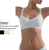 Cotton Spandex Wireless Sports Bra - Provides Smooth Support