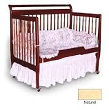 Sleigh 3-in-1 Convertible Crib by Angel Line Finish: Natural