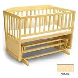 Angel Line Convertible Gliding Cradle - Flat Slat Finish: Natural