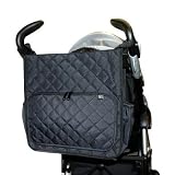 Tote `n Stroll Quilted Diaper Bag - Black