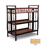 Sleigh Changing Table by Angel Line Finish: Oak