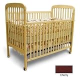 Contemporary Crib by Angel Line Finish: Cherry