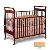 Jersey Sleigh Crib by Angel Line Finish: Oak