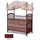 Continental Canopy Crib by Angel Line Finish: Cherry