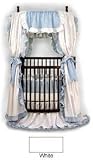 Round Crib with Mattress by Angel Line Finish: White