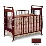Jersey Sleigh Crib by Angel Line Finish: Cherry