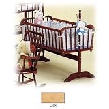 Jenny Lind Baby Cradle-Color: Oak