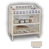 Contemporary Changing Table by Angel Line Finish: Whitewash