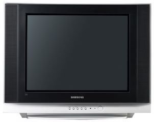 LCD TVs - Samsung 21Slimfit CRT TV CW21Z403NCXXEU Black/Silver