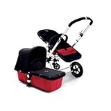 Bugaboo Cameleon Complete Stroller (Red Base, Black Fabric)