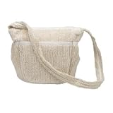 Kenzie Alexander Chenille Grab it Bag Color: Natural