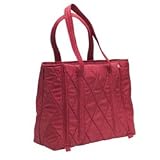 Kenzie Alexander Faux Silk Nina Diaper Bag Color: Red