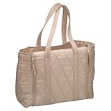 Kenzie Alexander Faux Silk Nina Diaper Bag Color: Natural
