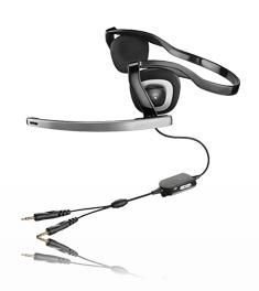 Projektoren: Plantronics Audio 340 PC Headset mit Inline-Regelung