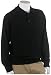 Raffi Men's Merino Wool Long Sleeve Polo Sweater