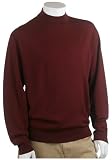 Raffi Mens Merino Wool Long Sleeve Mockneck Sweater