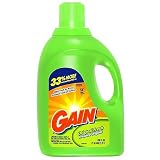Gain Liquid Detergent, Original Fresh Scent, 64 Load Bottle (Pack of 2)