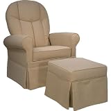 Demare Gliders Upholstered Glider & Ottoman 2059 Color: Camel