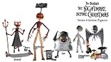 Tim Burton's The Nightmare Before Christmas Series 4 Action Figures (SET of 4)