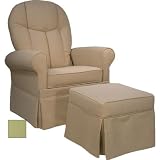 Demare Gliders Upholstered Glider & Ottoman 2059 Color: Lime