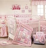 Lambs & Ivy Hello Kitty 6 Piece Crib Bedding Set