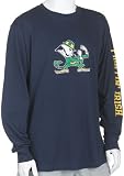 Notre Dame Fighting Irish 100% Cotton Long Sleeve T-Shirt (Navy)