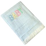 Soft as a Cloud Rombos Blanket Color: Blue
