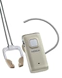 Nokia BH-800 Bluetooth Headset - Silver White