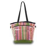 Sling Tote Diaper Bag - Pink Stripe