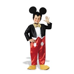 Mickey Mouse Costume: Boys Size S (2-4) by none