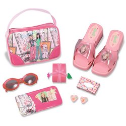 Barbie Pink Fashion Bag with Sunglasses and Accessories by Barbie
