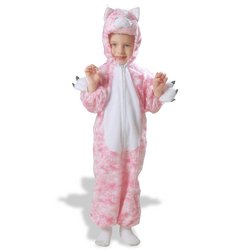 Click here to buy Pink Kitty Plush Costume: Girls Toddler Size (1T-2T) by none.