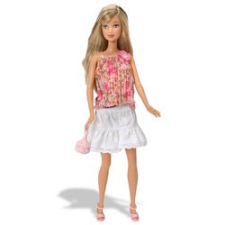 Barbie Fashion Fever: Modern Trends Collection Barbie in White Skirt and Pink Top by Barbie