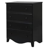 4 Drawer Dresser - Ebony