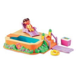 Fisher-Price Dora the Explorer: Dora's Talking House Pool Deck Addition by Fisher Price